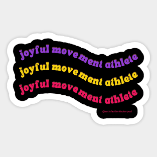 Joyful Movement Athlete 1 Sticker